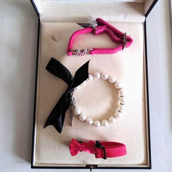 Gorgeous 🥰 Elegant Small Animal Collar Bundle ! - Picture 2 of 3